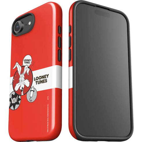 Looney Tunes Wile E Coyote Red Stripes iPhone 16e Impact Case