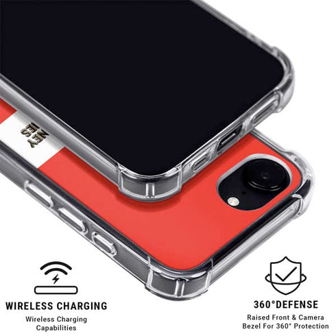 Looney Tunes Wile E Coyote Red Stripes iPhone 16e MagSafe Case