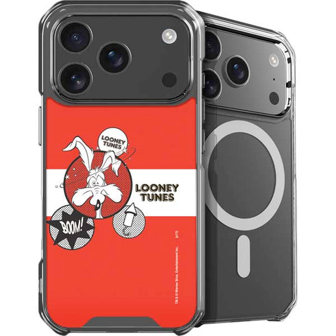 Looney Tunes Wile E Coyote Red Stripes iPhone 18 Pro MagSafe Case