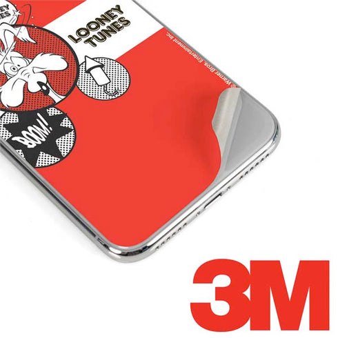 Looney Tunes Wile E Coyote Red Stripes iPhone XS Max Skin