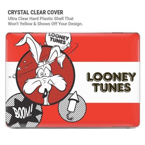 Looney Tunes Wile E Coyote Red Stripes MacBook Pro 14in (2021-24) Case plus Skin