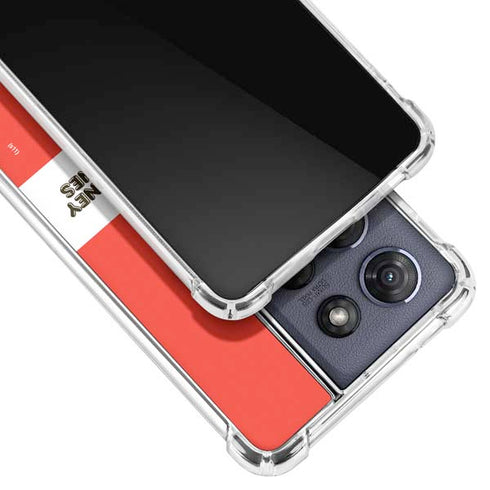 Looney Tunes Wile E Coyote Red Stripes Moto G Power 5G (2025) Clear Case