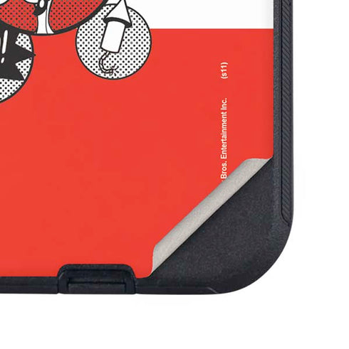 Looney Tunes Wile E Coyote Red Stripes Otterbox Defender iPhone Skin