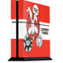 Looney Tunes Wile E Coyote Red Stripes PlayStation PS4 Skins