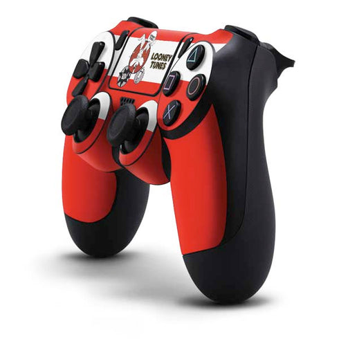 Looney Tunes Wile E Coyote Red Stripes PS4 Controller Skin