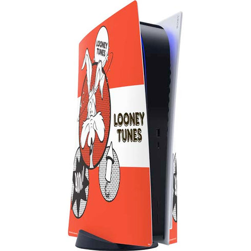 Looney Tunes Wile E Coyote Red Stripes PlayStation PS5 Skins