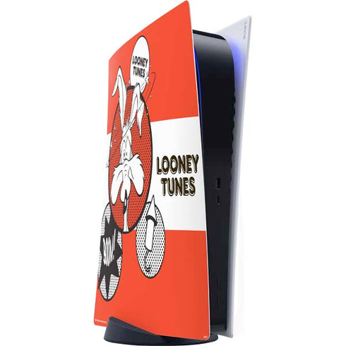 Looney Tunes Wile E Coyote Red Stripes PlayStation PS5 Skins