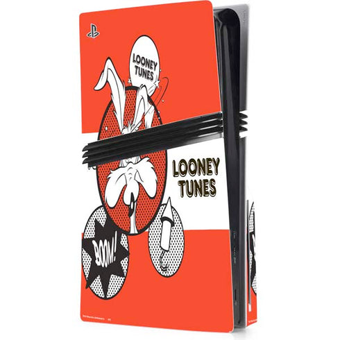 Looney Tunes Wile E Coyote Red Stripes PlayStation PS5 Skins