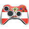Looney Tunes Wile E Coyote Red Stripes Xbox 360 Wireless Controller Skin