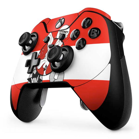 Looney Tunes Wile E Coyote Red Stripes Xbox One Elite Controller Skin