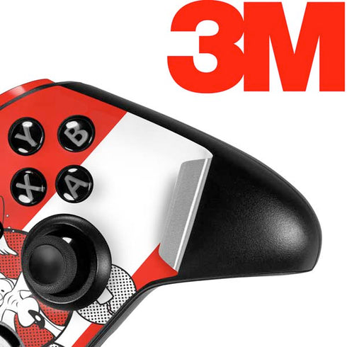 Looney Tunes Wile E Coyote Red Stripes Xbox One Elite Controller Skin