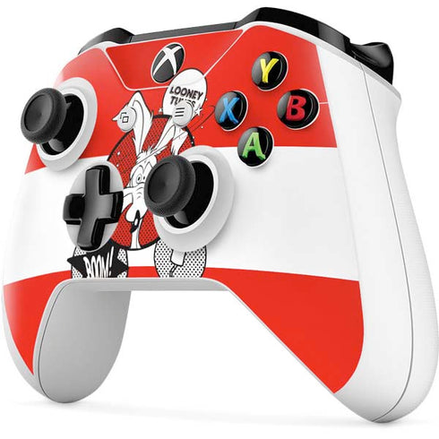 Looney Tunes Wile E Coyote Red Stripes Xbox One S All-Digital Edition Bundle Skin