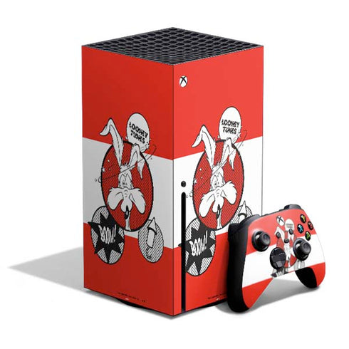 Looney Tunes Wile E Coyote Red Stripes Xbox Series X Skins