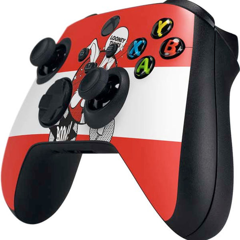 Looney Tunes Wile E Coyote Red Stripes Xbox Series X Controller Skin