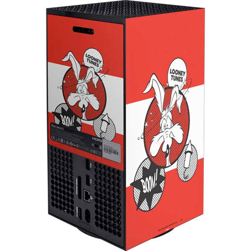 Looney Tunes Wile E Coyote Red Stripes XBox Series X Digital Edition Bundle Skin