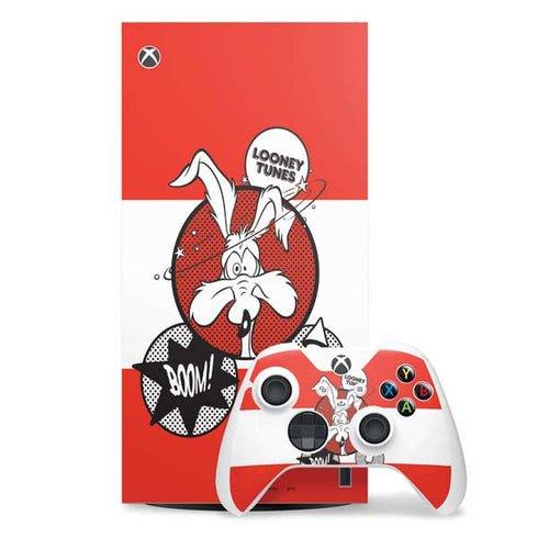 Looney Tunes Wile E Coyote Red Stripes Xbox Series X Skins