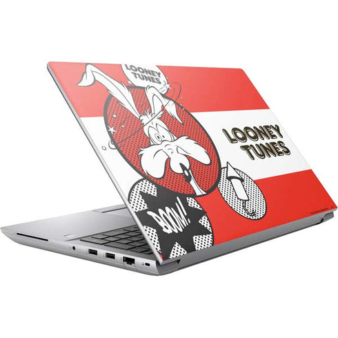 Looney Tunes Wile E Coyote Red Stripes HP ZBook Fury 16 G10 Skin