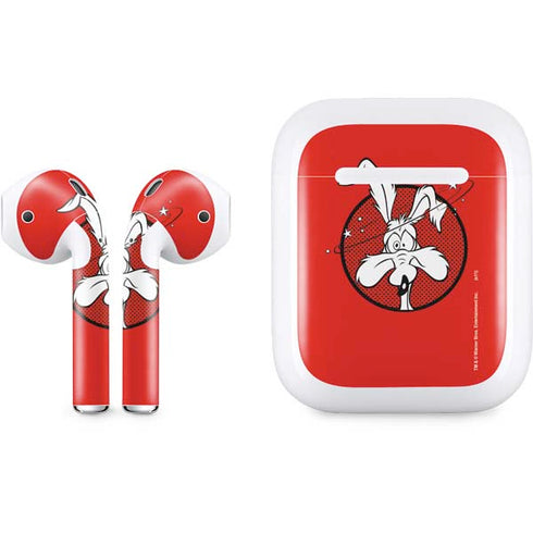 Looney Tunes Wile E Coyote Stars Apple AirPods Skin