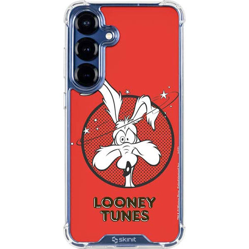 Looney Tunes Wile E Coyote Stars Galaxy S25 Clear Case