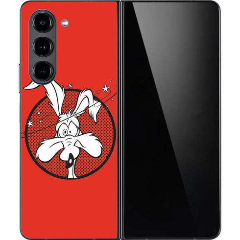 Looney Tunes Wile E Coyote Stars Galaxy Z Fold5 5G Skin