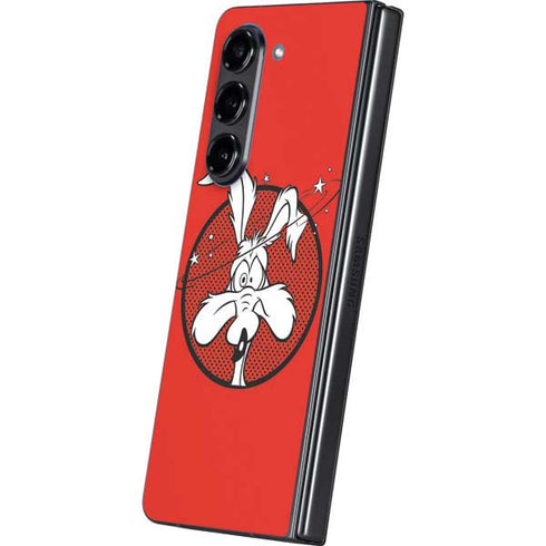Looney Tunes Wile E Coyote Stars Galaxy Z Fold5 5G Skin