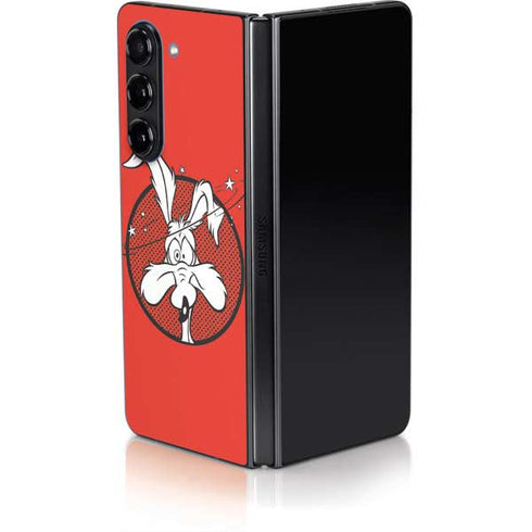 Looney Tunes Wile E Coyote Stars Galaxy Z Fold5 5G Skin
