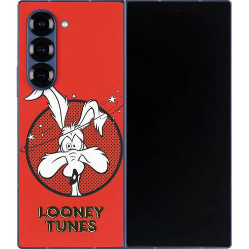 Looney Tunes Wile E Coyote Stars Galaxy Z Fold6 Skin