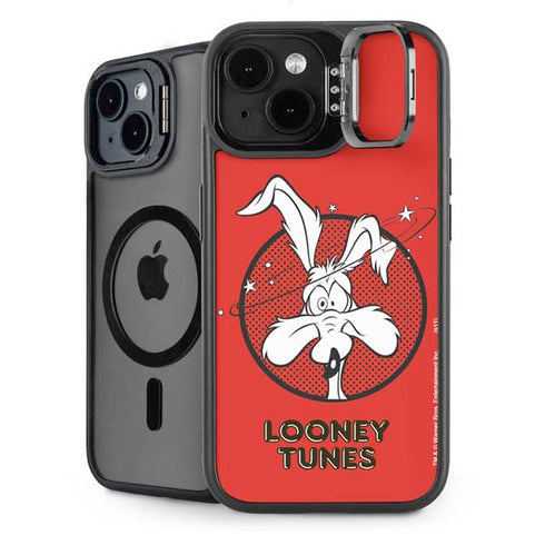 Looney Tunes Wile E Coyote Stars iPhone 15 Plus Kickstand Case