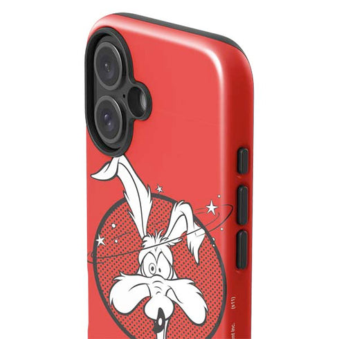 Looney Tunes Wile E Coyote Stars iPhone 16 Plus Impact Case