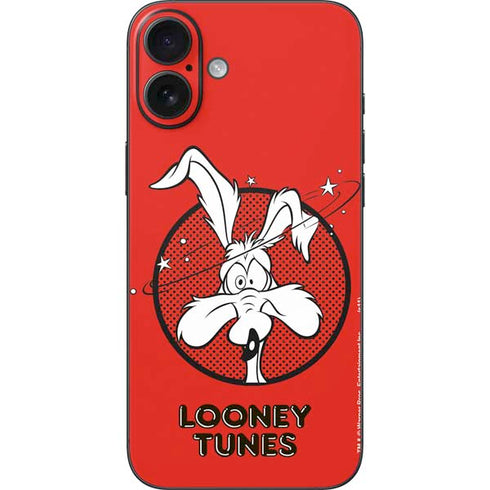 Looney Tunes Wile E Coyote Stars iPhone 16 Plus Skin