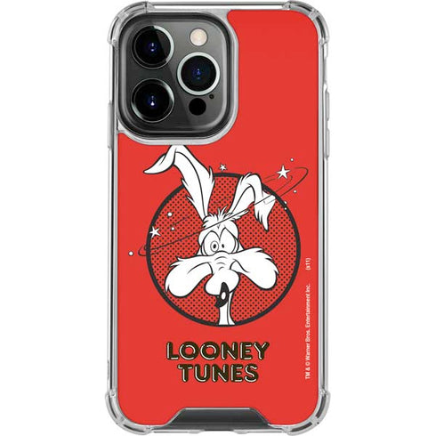 Looney Tunes Wile E Coyote Stars iPhone 16 Pro Max Clear Case