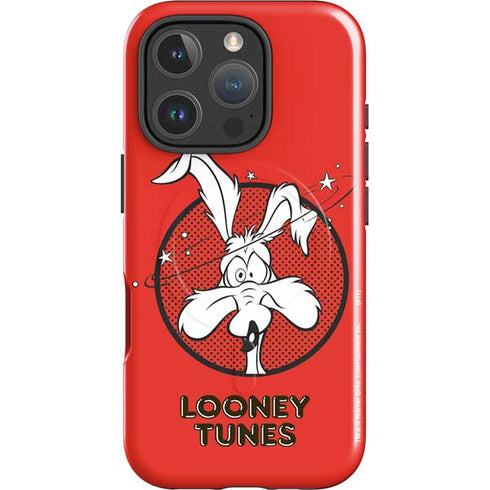Looney Tunes Wile E Coyote Stars iPhone 16 Pro Max Magsafe Impact Case