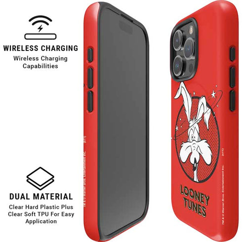 Looney Tunes Wile E Coyote Stars iPhone 16 Pro Max Magsafe Impact Case