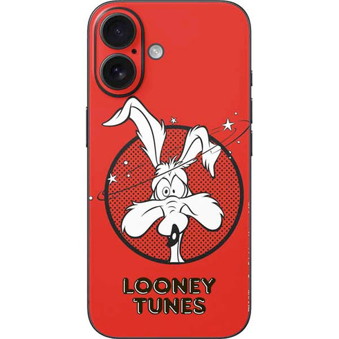 Looney Tunes Wile E Coyote Stars iPhone 16 Skin