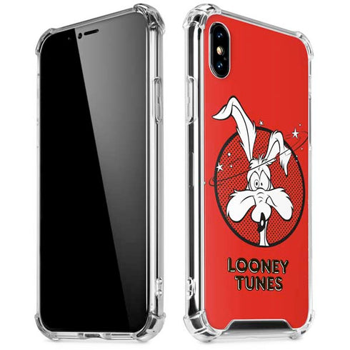 Looney Tunes Wile E Coyote Stars iPhone X/XS Clear Case