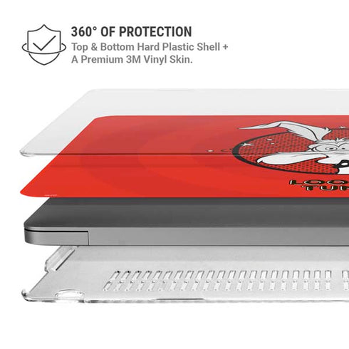 Looney Tunes Wile E Coyote Stars MacBook Pro 14in (2021-24) Case plus Skin
