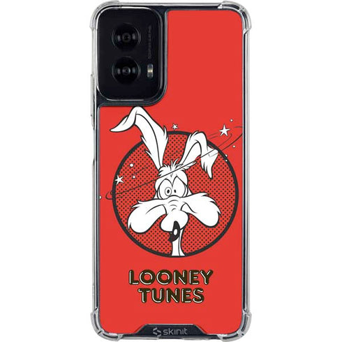 Looney Tunes Wile E Coyote Stars Moto G Power 5G (2024) Clear Case