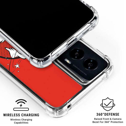Looney Tunes Wile E Coyote Stars Moto G Power 5G (2024) Clear Case