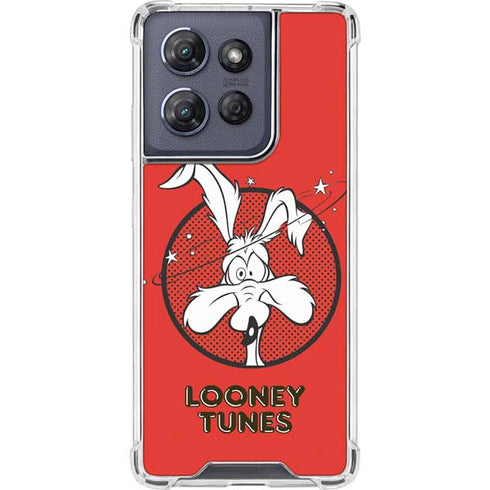 Looney Tunes Wile E Coyote Stars Moto G Power 5G (2025) Clear Case