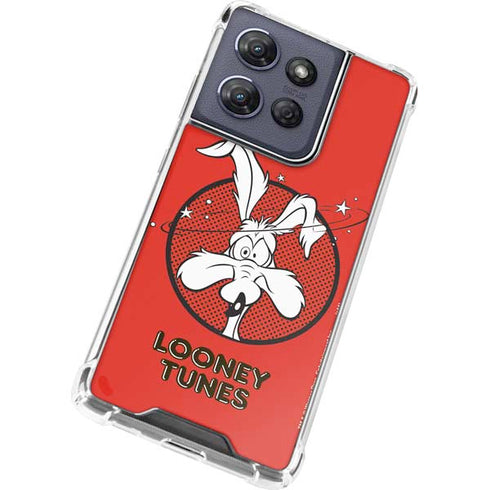 Looney Tunes Wile E Coyote Stars Moto G Power 5G (2025) Clear Case