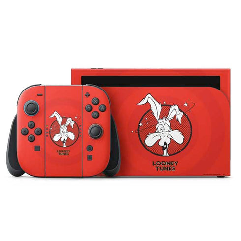 Looney Tunes Wile E Coyote Stars Nintendo Switch 2 (2025) with Joy-Con Skin