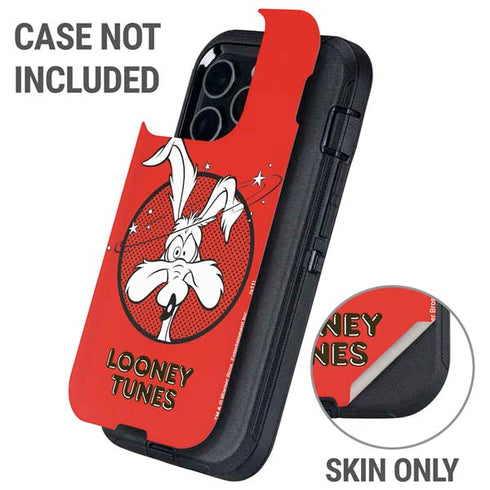 Looney Tunes Wile E Coyote Stars Otterbox Defender iPhone Skin