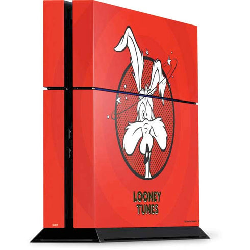 Looney Tunes Wile E Coyote Stars PS4 Console Skin