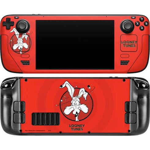 Looney Tunes Wile E Coyote Stars Steam Deck Handheld Gaming Computer OLED Skin