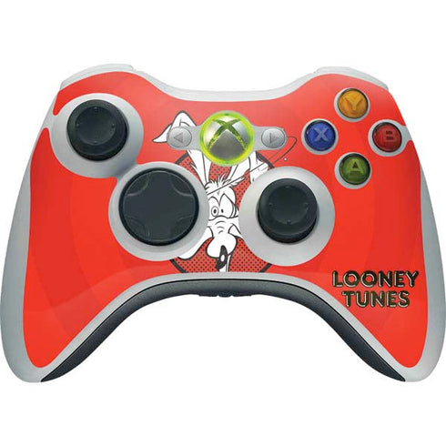 Looney Tunes Wile E Coyote Stars Xbox 360 Wireless Controller Skin