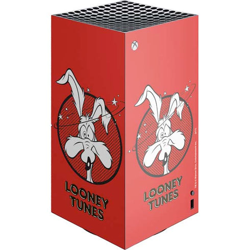 Looney Tunes Wile E Coyote Stars XBox Series X Digital Edition Console Skin