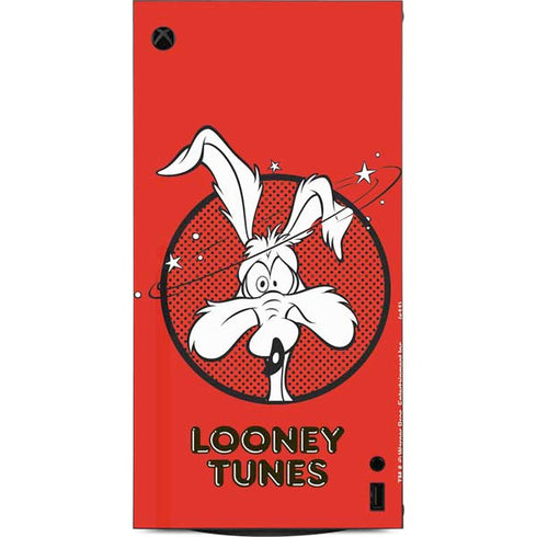 Looney Tunes Wile E Coyote Stars XBox Series X Digital Edition Console Skin