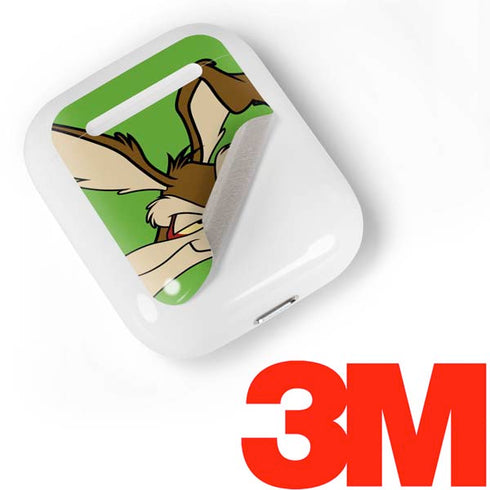 Looney Tunes Wile E Coyote Zoomed In Apple AirPods Skin