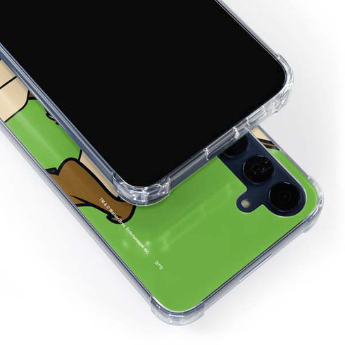 Looney Tunes Wile E Coyote Zoomed In Galaxy A55 5G Clear Case