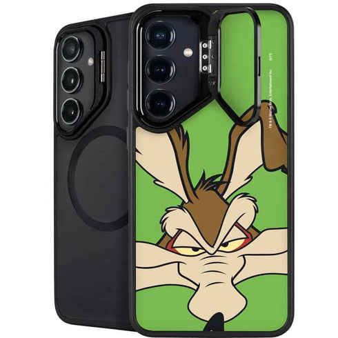 Looney Tunes Wile E Coyote Zoomed In Galaxy S24 FE Kickstand Case